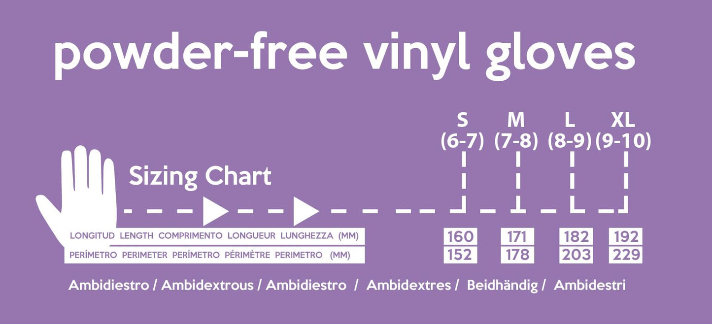 by Amazon Guantes Desechables de Vinilo, sin Polvo, sin Látex, Talla M, Paquete de 100