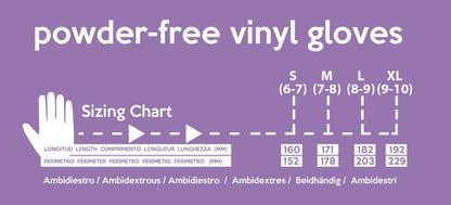 by Amazon Guantes Desechables de Vinilo, sin Polvo, sin Látex, Talla S, Paquete de 100, Transparentes